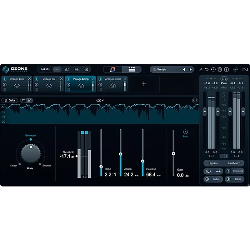 iZotope Ozone 12 Advanced: Upgrade from any previous version of Ozone Standard