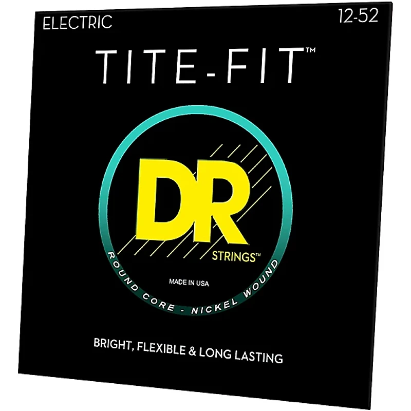 DR Strings Tite-Fit JZ-12 Nickel Plated Electric Guitar Strings (12-52)