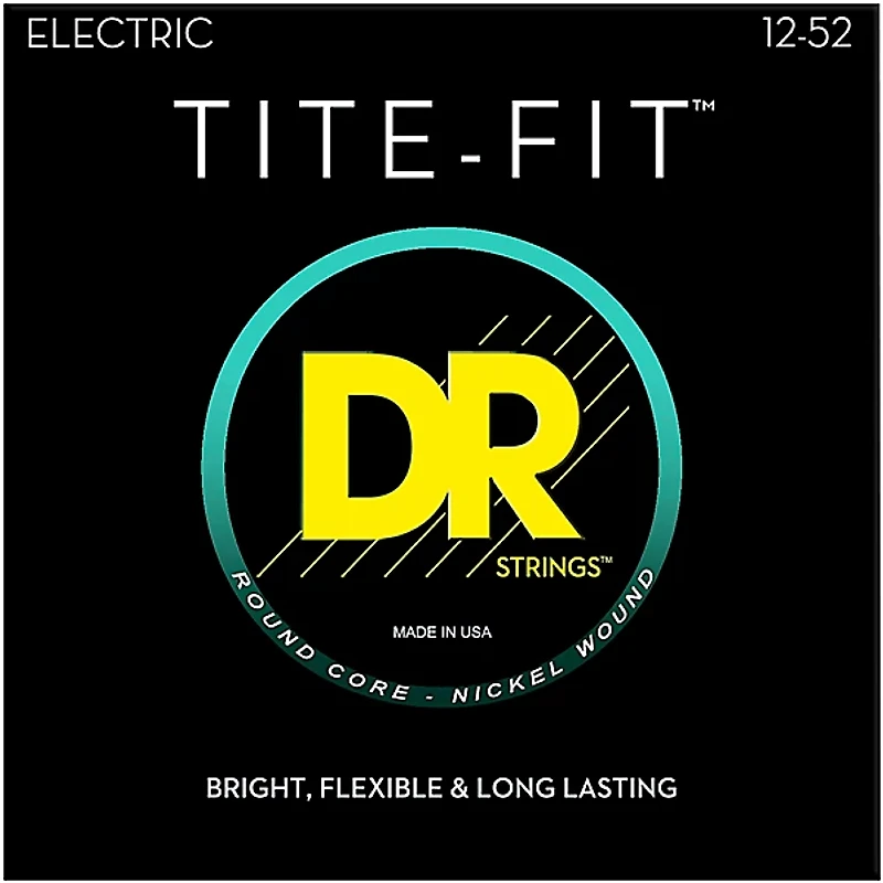 DR Strings Tite-Fit JZ-12 Nickel Plated Electric Guitar Strings (12-52)
