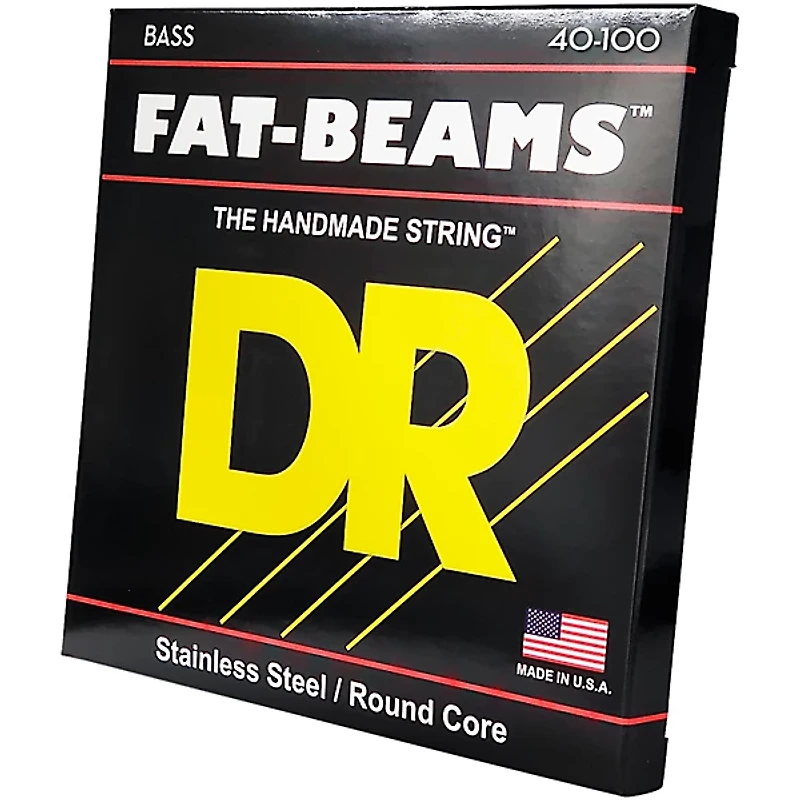 DR Strings Fat-Beam FB-40 Electric Bass Strings (40-100)