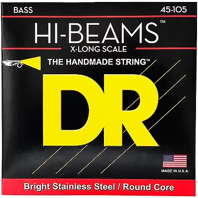DR Strings Hi-Beam LMR-45 X-Long Scale Electric Bass Strings (45-105)