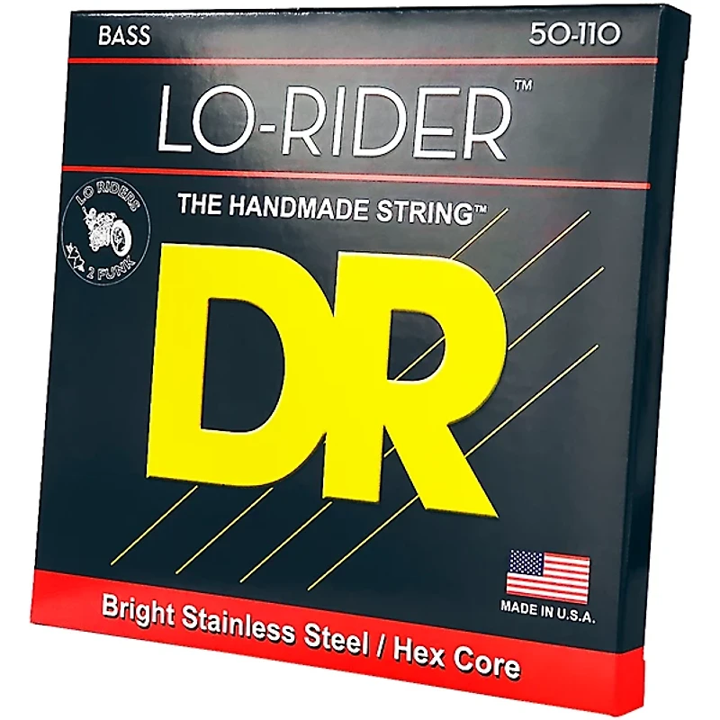 DR Strings Lo-Rider EH-50 Electric Bass Strings (50-110)