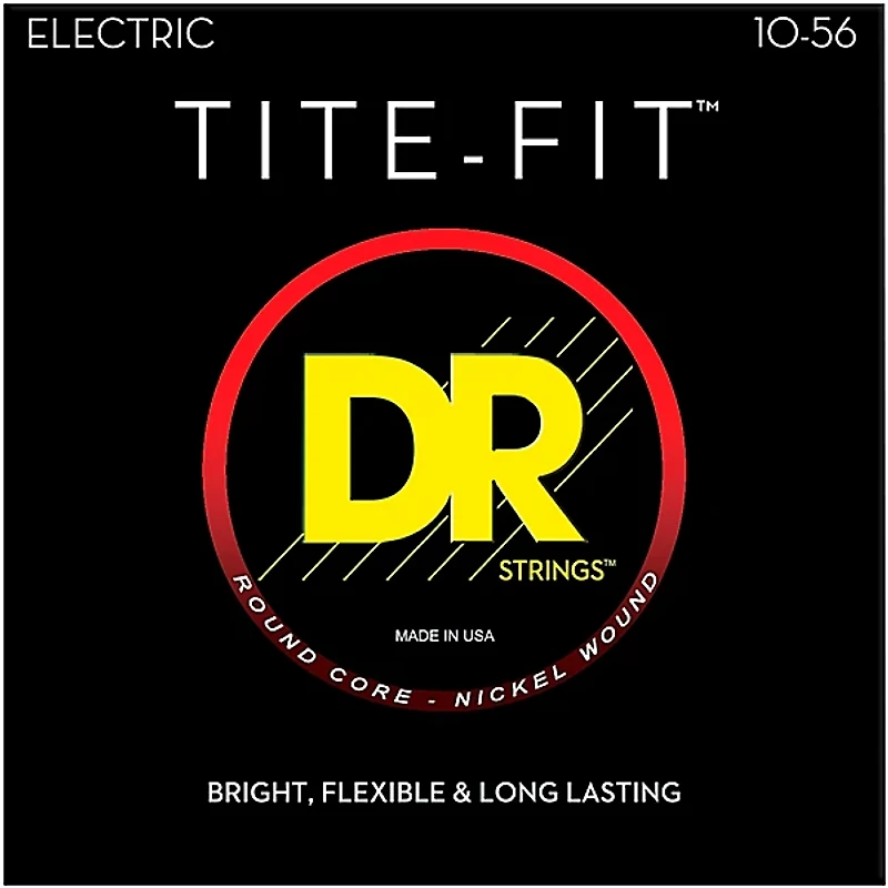 DR Strings Tite-Fit JH-10 Nickel Plated Electric Guitar Strings (10-56)
