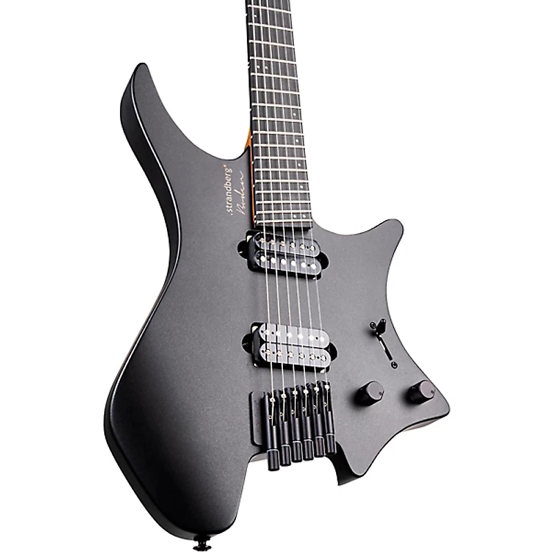 strandberg Boden Metal NX 6 Multi-Scale Electric Guitar - Black Granite