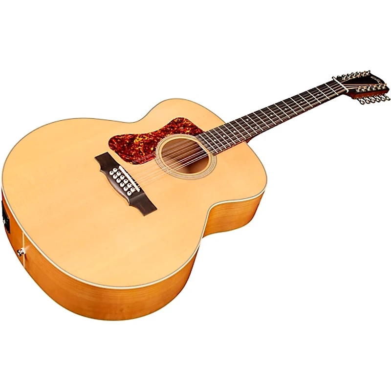 Guild F-2512E Maple Left-Handed 12-String Jumbo Acoustic-Electric Guitar Blonde