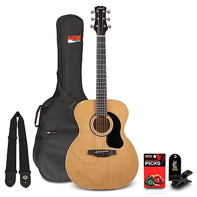 Mitchell Launch O100JR Auditorium Junior Acoustic Guitar Pack Natural
