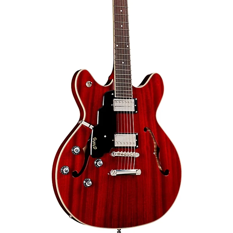 Guild Starfire I DC Left-Handed Semi-Hollowbody Electric Guitar - Cherry Red