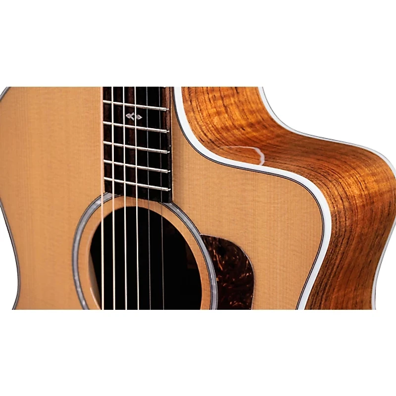 Taylor 214ce DLX Sunset Blvd Grand Auditorium Acoustic-Electric Guitar - Natural