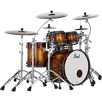 Pearl Masters Maple Gum 4 Piece Shell Pack Saman Burst