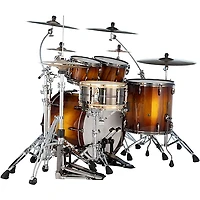 Pearl Masters Maple Gum 4 Piece Shell Pack Saman Burst