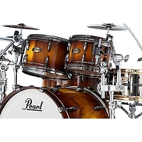 Pearl Masters Maple Gum 4 Piece Shell Pack Saman Burst