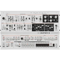 UDO Audio Super 6 Desktop Polyphonic Analog Synthesizer - White