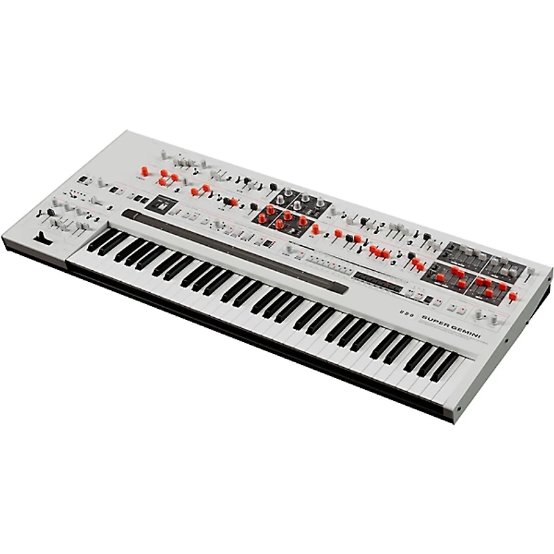 UDO Audio Super Gemini Polyphonic Hybrid Keyboard Synthesizer - White