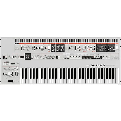 UDO Audio Super 8 Polyphonic Hybrid Keyboard Synthesizer - White