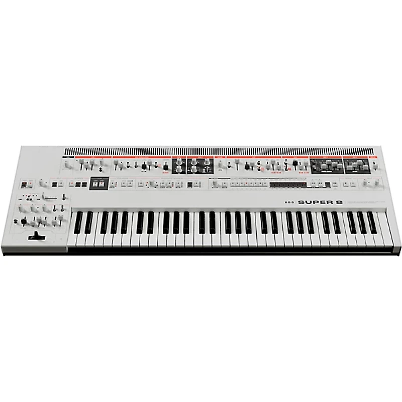 UDO Audio Super 8 Polyphonic Hybrid Keyboard Synthesizer - White