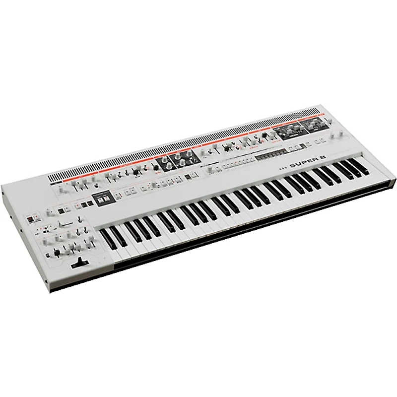 UDO Audio Super 8 Polyphonic Hybrid Keyboard Synthesizer - White