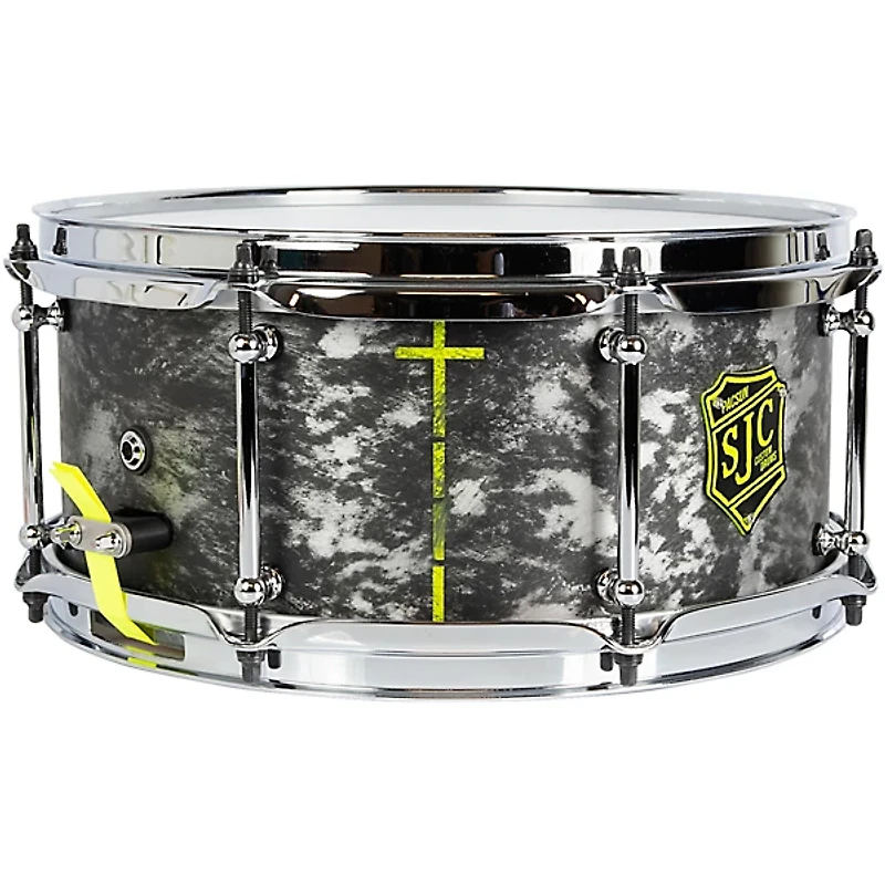 SJC Drums Kevin Kaine Signature SUFFOCATE Cast Aluminum Snare Drum 13 x 6 in.