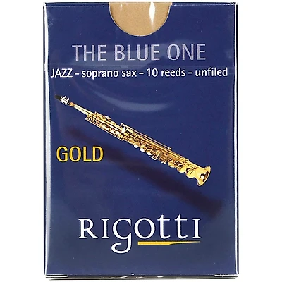 Rigotti Rigotti Soprano Saxophone Reed, Gold Jazz Cut