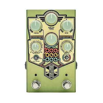 Beetronics FX BeeBeeDee Analog Delay Pedal - Green