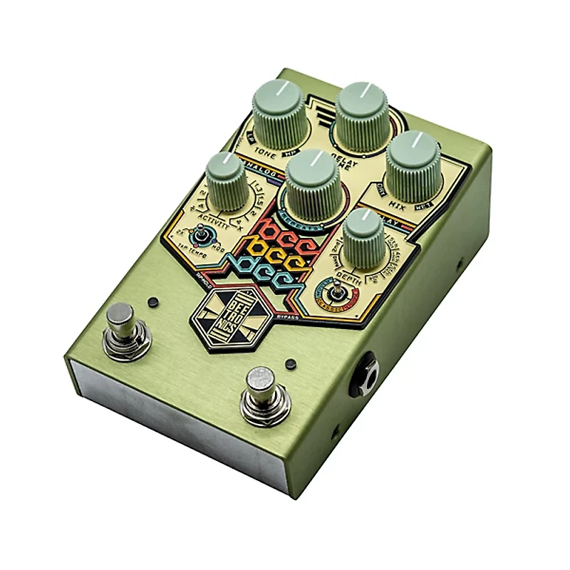 Beetronics FX BeeBeeDee Analog Delay Pedal - Green