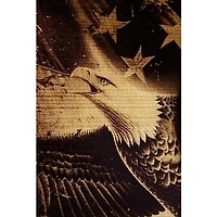 Taylor Guitars 4 Vets GS Mini Americana Special-Edition Acoustic Guitar Custom Graphic