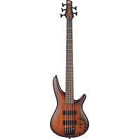 Ibanez SR505A 5-String Electric Bass Guitar - Mahogany Brown Burst Low Gloss