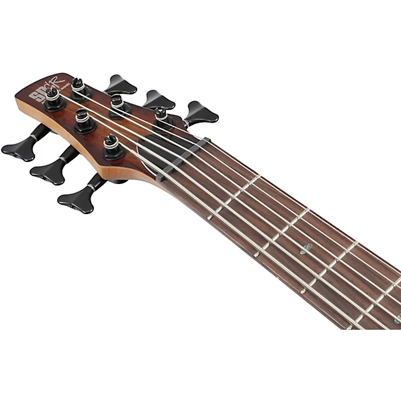 Ibanez SR506A 6-String Electric Bass Guitar - Mahogany Brown Burst Low Gloss