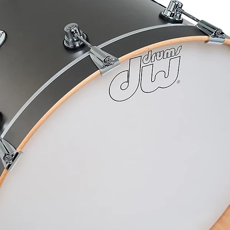 DW Design Series 3-Piece Shell Pack - Titanium Satin Lacquer