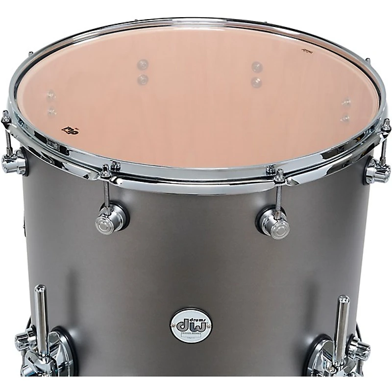 DW Design Series 3-Piece Shell Pack - Titanium Satin Lacquer