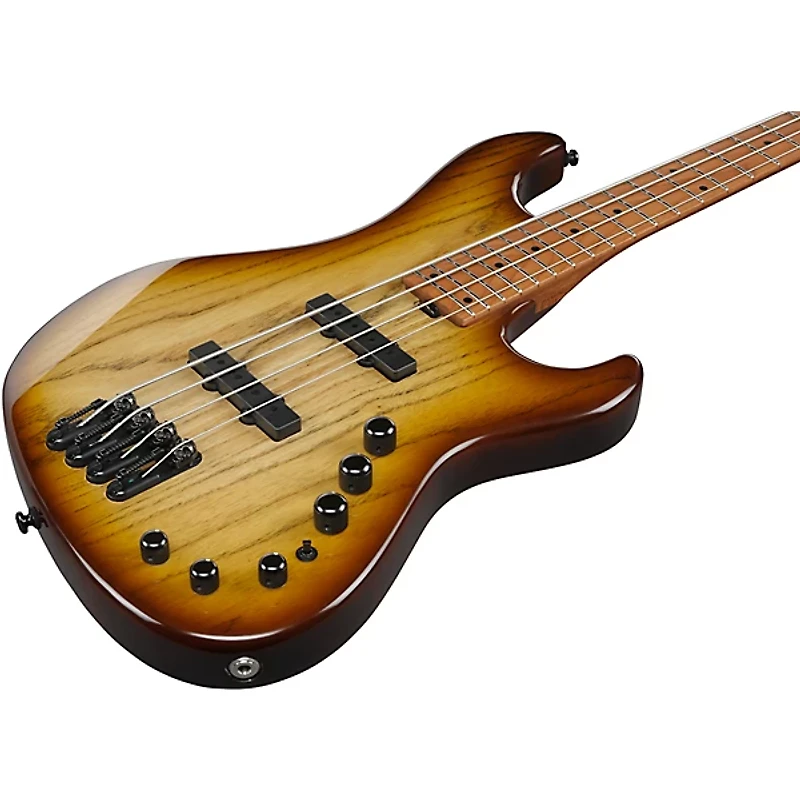 Ibanez Mode MDM1300 Electric Bass Guitar - Natural Stained Amber Burst