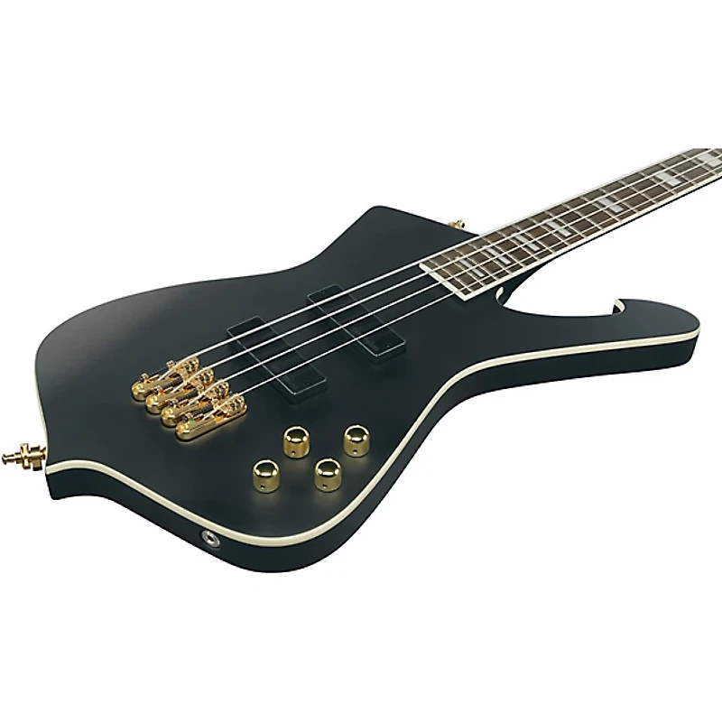 Ibanez Iceman ICB620 Electric Bass Guitar - Black Flat