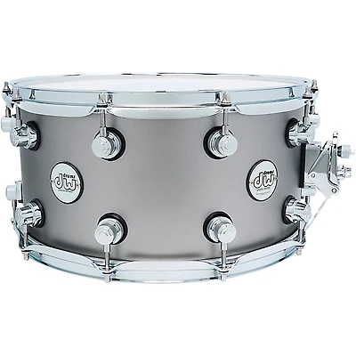 DW Design Series Limited-Edition Snare Drum - 14 x 7 in. Titanium Satin Lacquer
