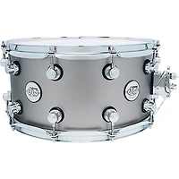 DW Design Series Limited-Edition Snare Drum - 14 x 7 in. Titanium Satin Lacquer