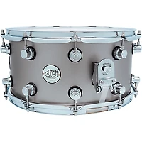 DW Design Series Limited-Edition Snare Drum - 14 x 7 in. Titanium Satin Lacquer