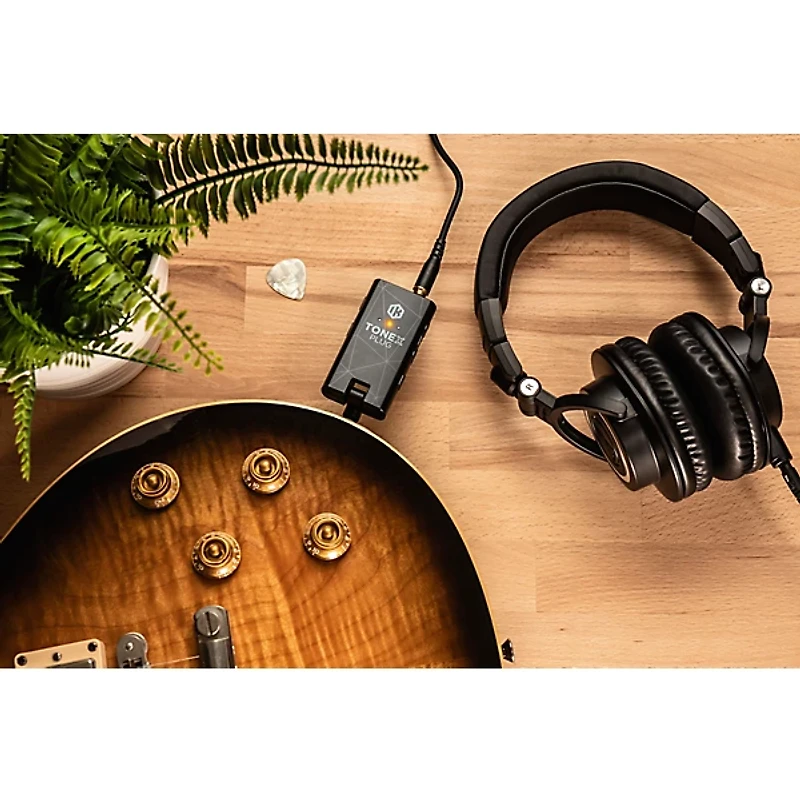 IK Multimedia TONEX Plug Tone Modeling Headphone Guitar Amplifier - Black