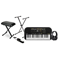 Casio SA-51 32-Key Mini Portable Keyboard Essentials Bundle