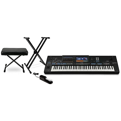 Yamaha GENOS2 Flagship Arranger Keyboard Essentials Bundle