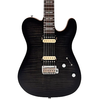 Sire T7 New Gen Flamed Maple Top Electric Guitar Transparent Black