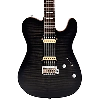 Sire T7 New Gen Flamed Maple Top Electric Guitar Transparent Black
