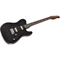 Sire T7 New Gen Flamed Maple Top Electric Guitar Transparent Black