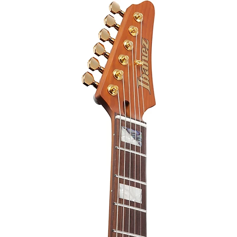 Ibanez KIKO300 Kiko Loureiro Signature Electric Guitar - Ruby Red Sunburst Flat