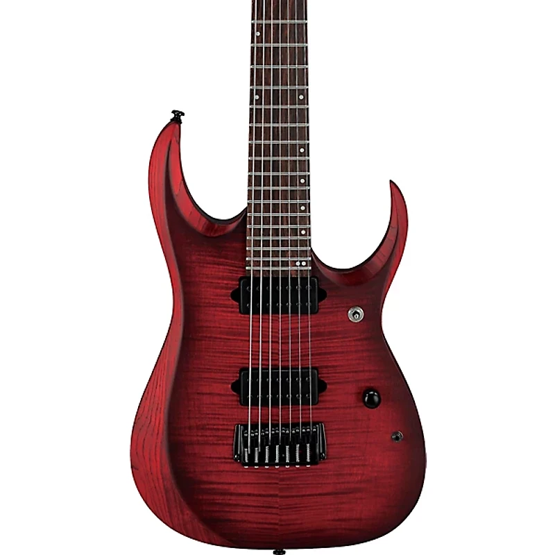 Ibanez RGD721FA 7-String Electric Guitar - Stained Wine Red Burst Flat