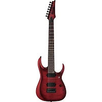 Ibanez RGD721FA 7-String Electric Guitar - Stained Wine Red Burst Flat