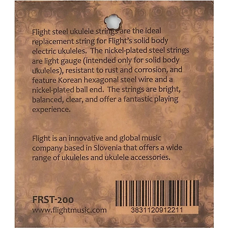 Flight FRST-200 Solid Body Electric Tenor Ukulele Strings
