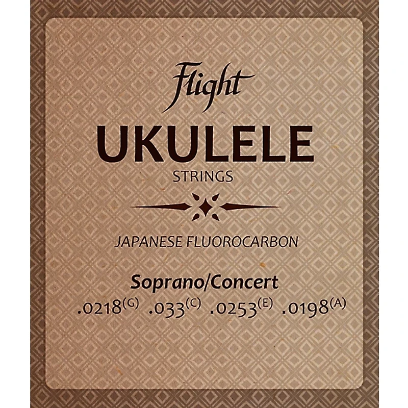 Flight FUSSC100 Fluorocarbon Soprano/Concert Ukulele Strings