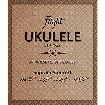 Flight FUSSC100 Fluorocarbon Soprano/Concert Ukulele Strings