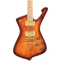 Ibanez Iceman IC420MFM Electric Guitar - Caramel Burst Low Gloss