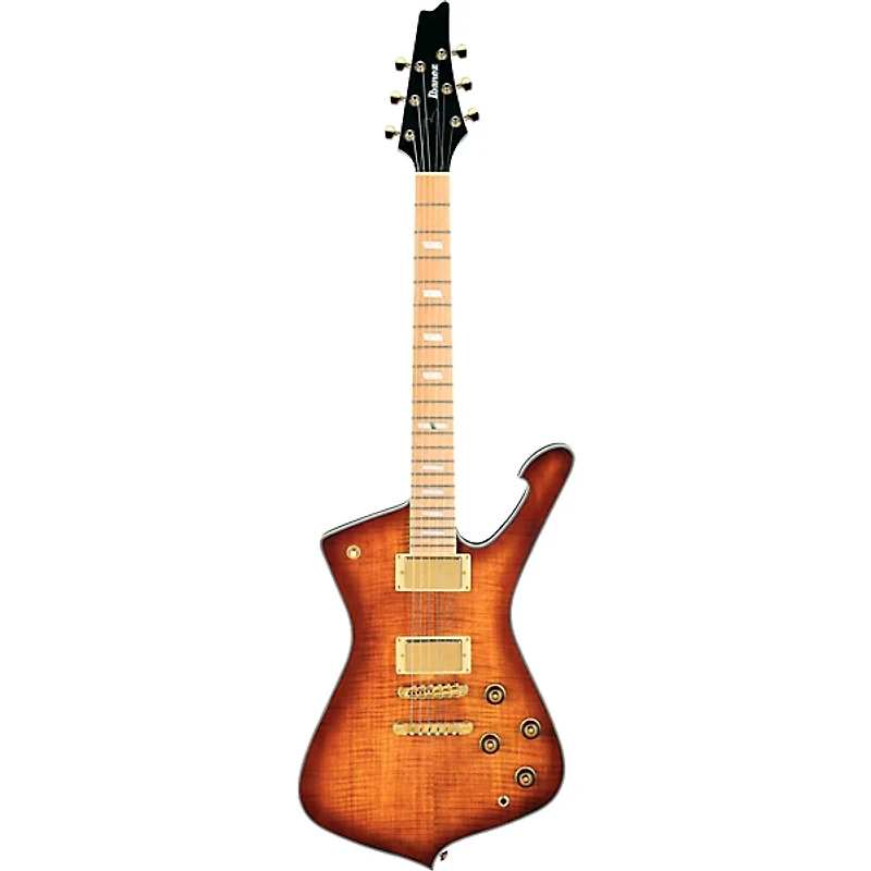 Ibanez Iceman IC420MFM Electric Guitar - Caramel Burst Low Gloss