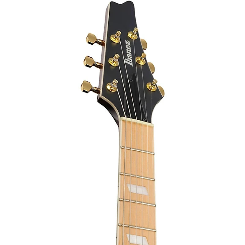 Ibanez Iceman IC420MFM Electric Guitar - Caramel Burst Low Gloss