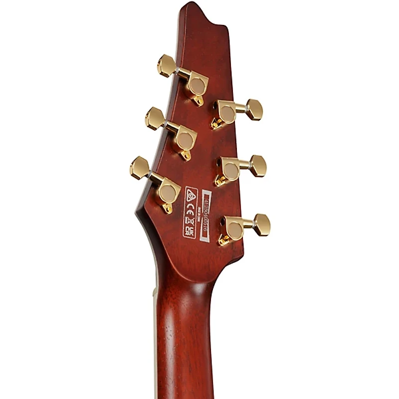 Ibanez Iceman IC420MFM Electric Guitar - Caramel Burst Low Gloss